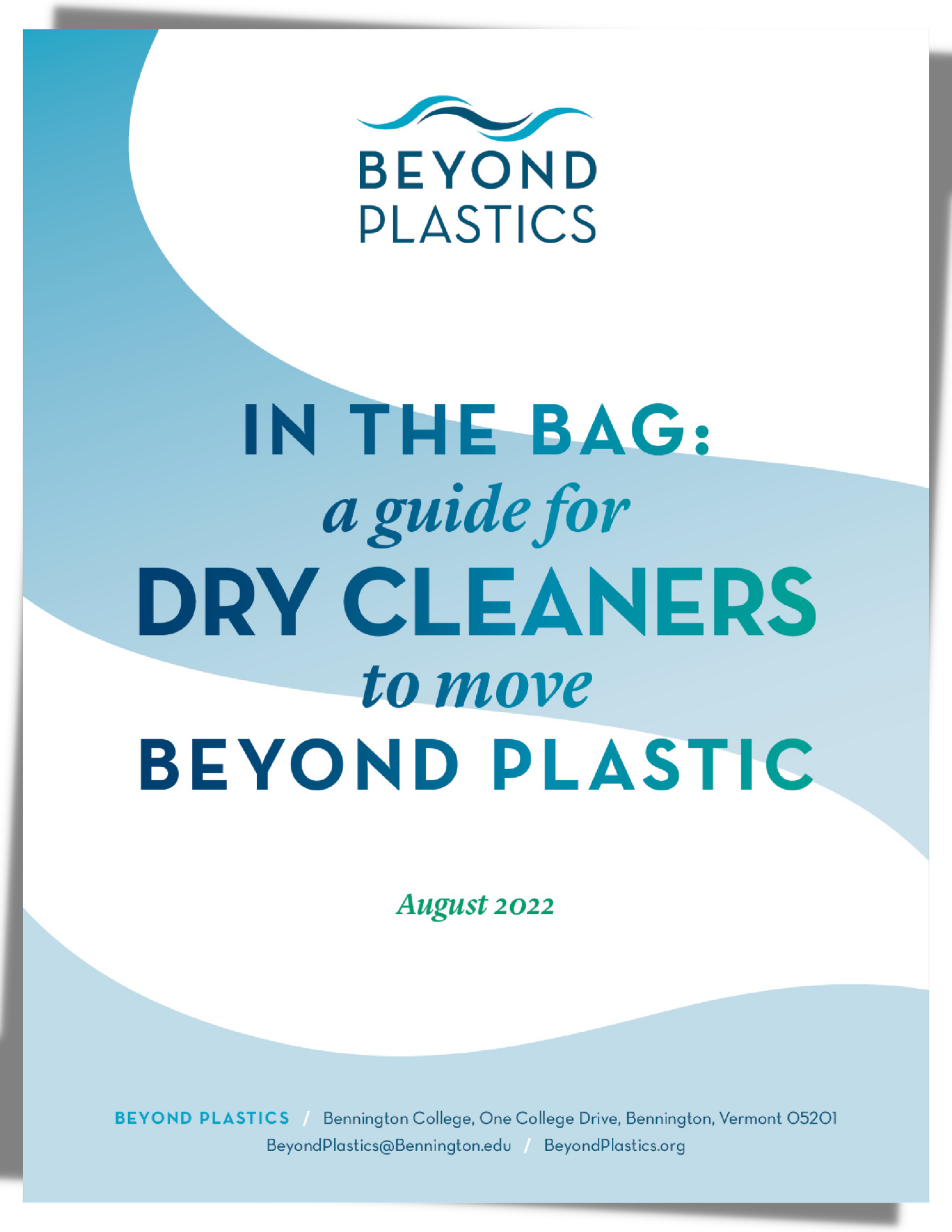 New Beyond Plastics Guide Helps Dry Cleaners Reduce the Use of Plastic