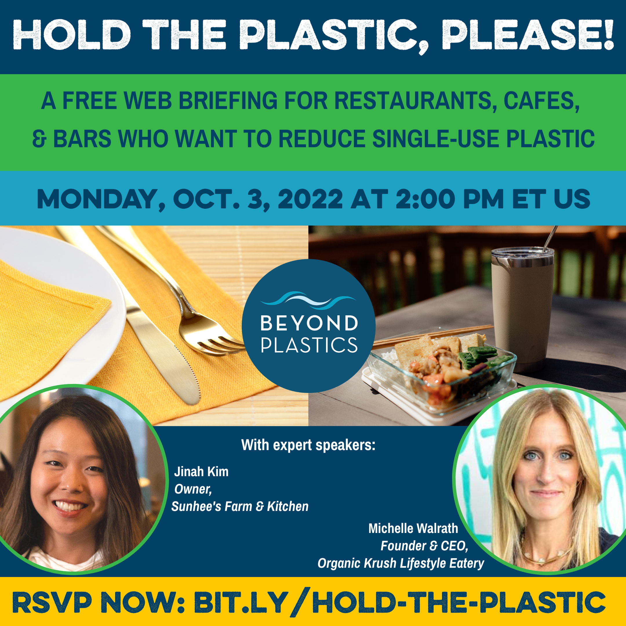 Hold the Plastic, Please! A Web Briefing For Restaurant Owners Who Want To Reduce Single-Use Plastic